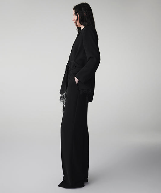 Lace Applique Trousers