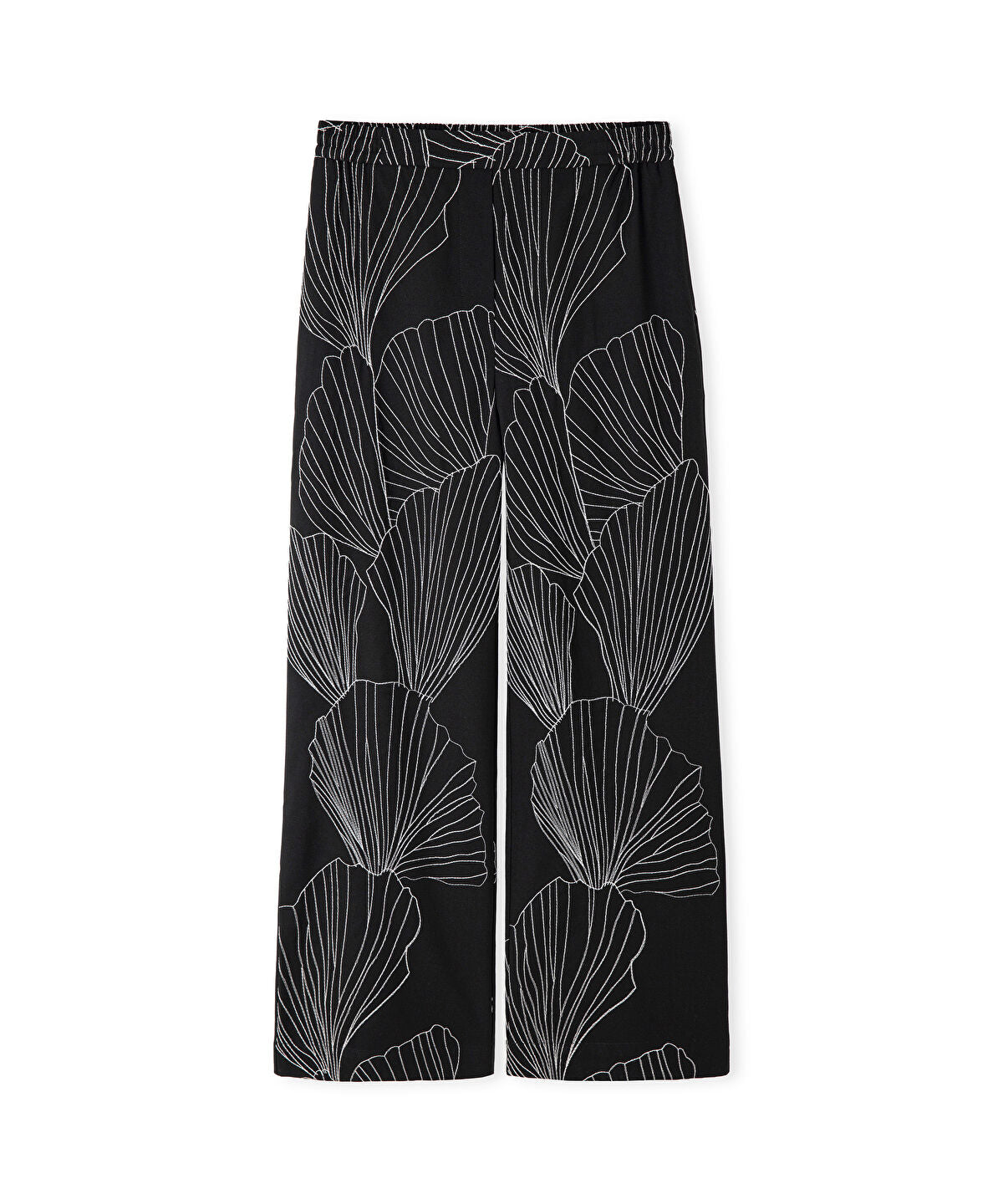Zoomed Embroidered Trousers