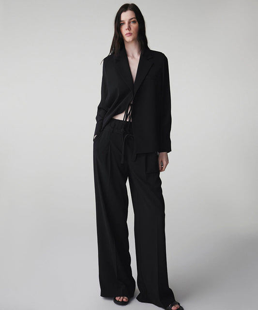 Double Waistband Trousers