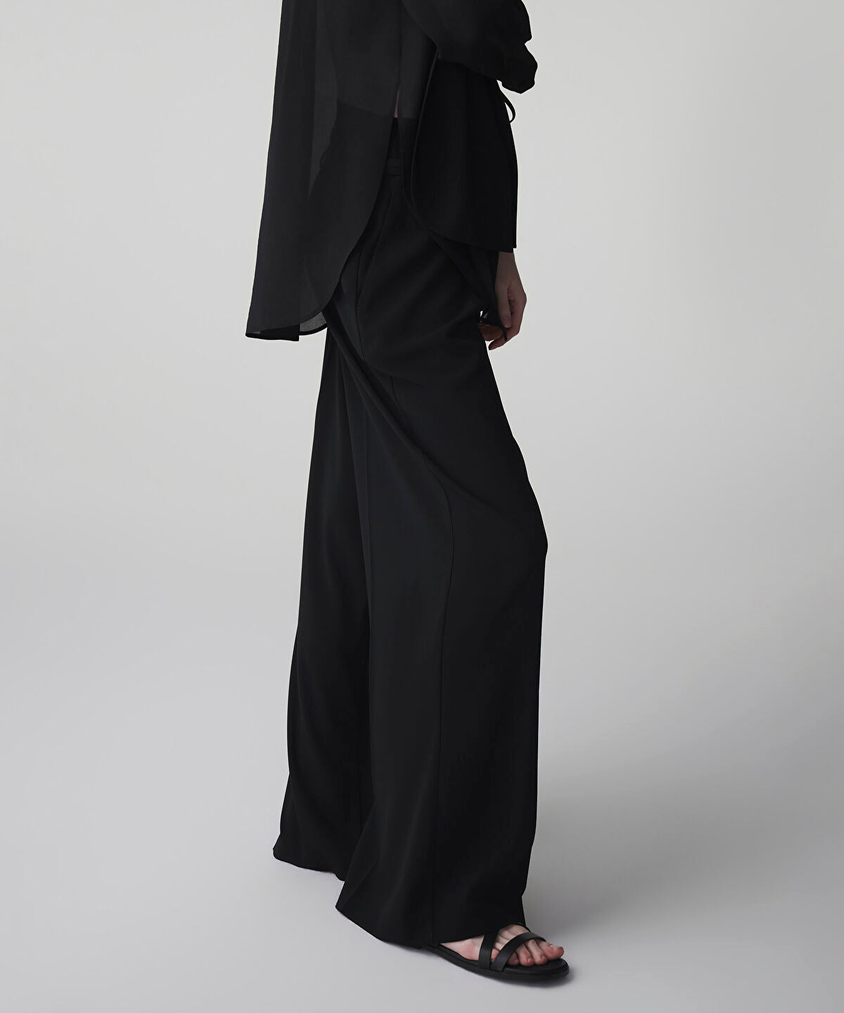 Zoomed Double Waistband Trousers