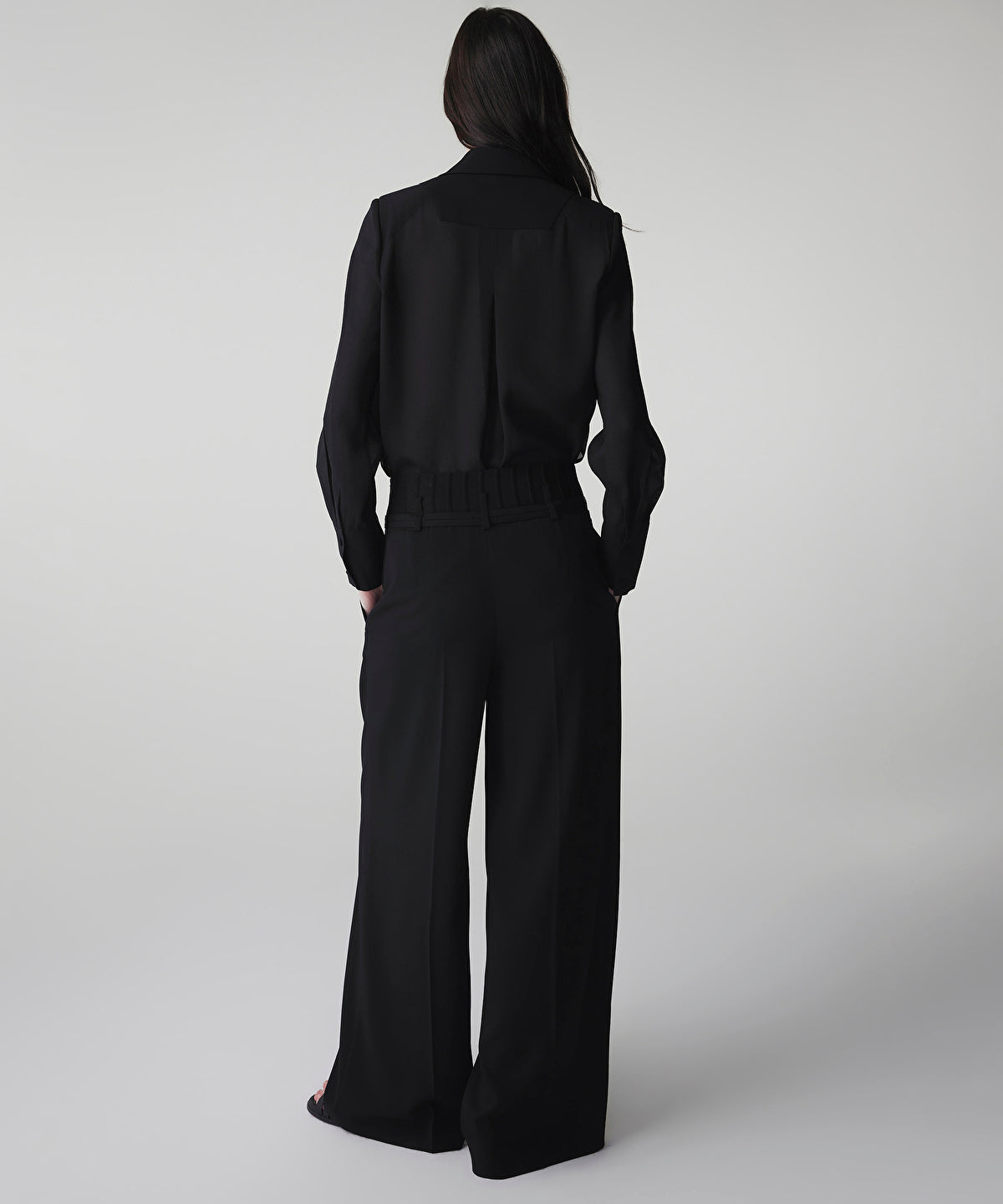 Zoomed Double Waistband Trousers