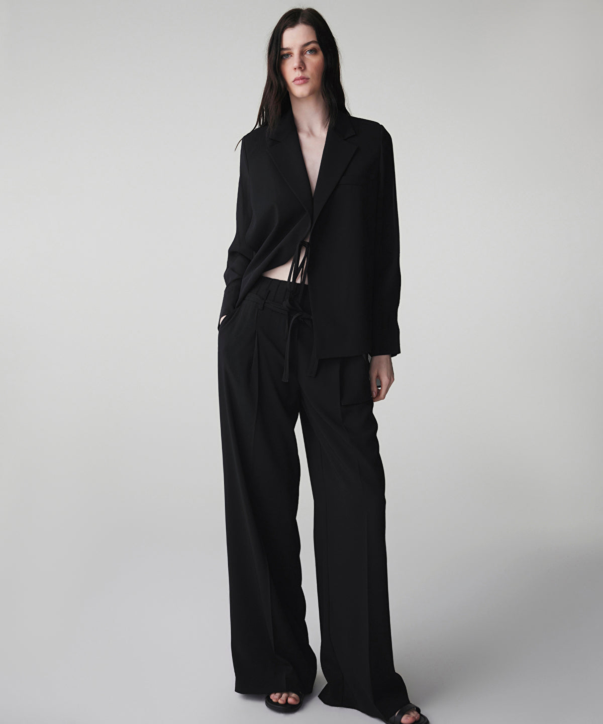 Double Waistband Trousers