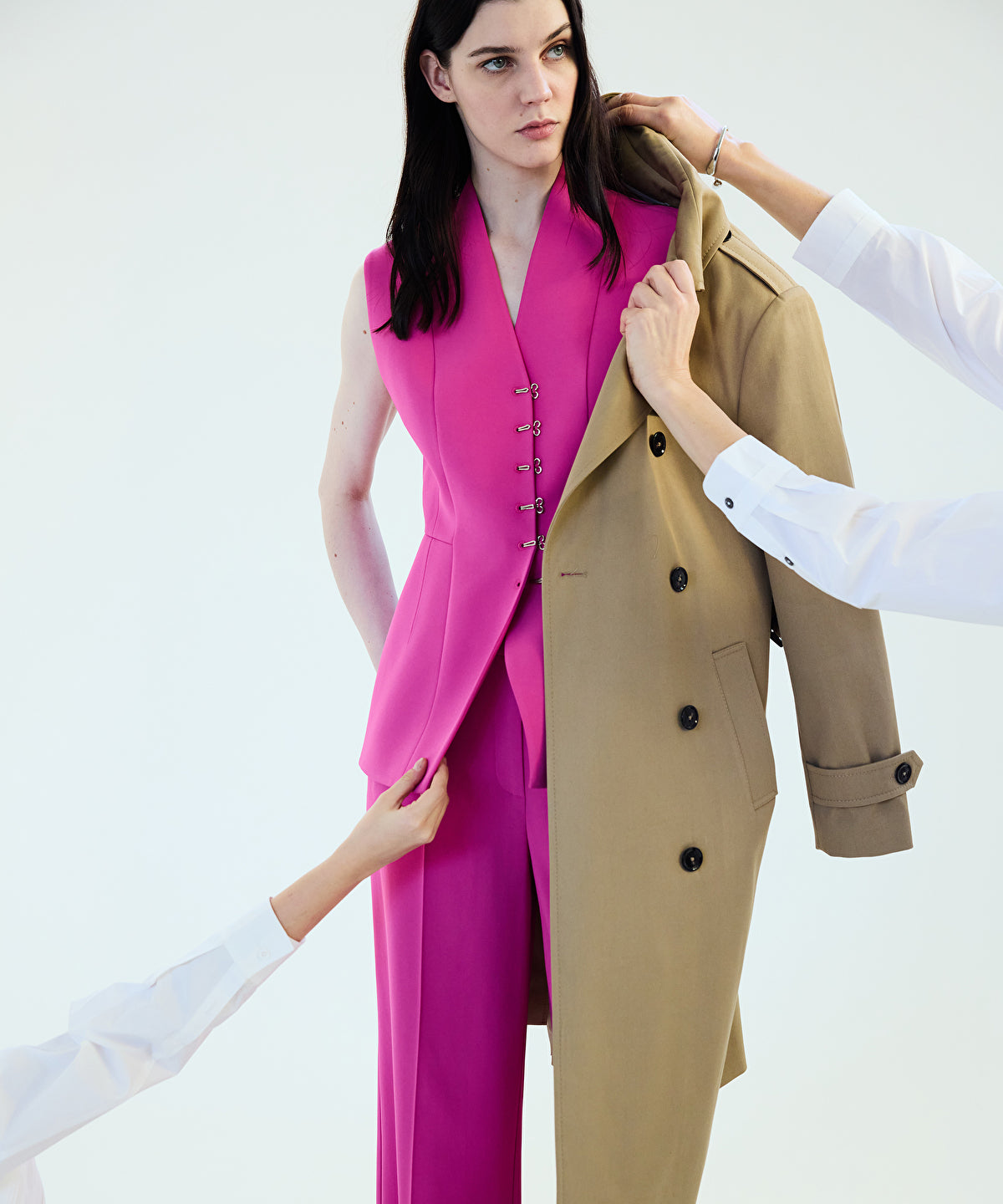 Zoomed Wide-Leg Trousers