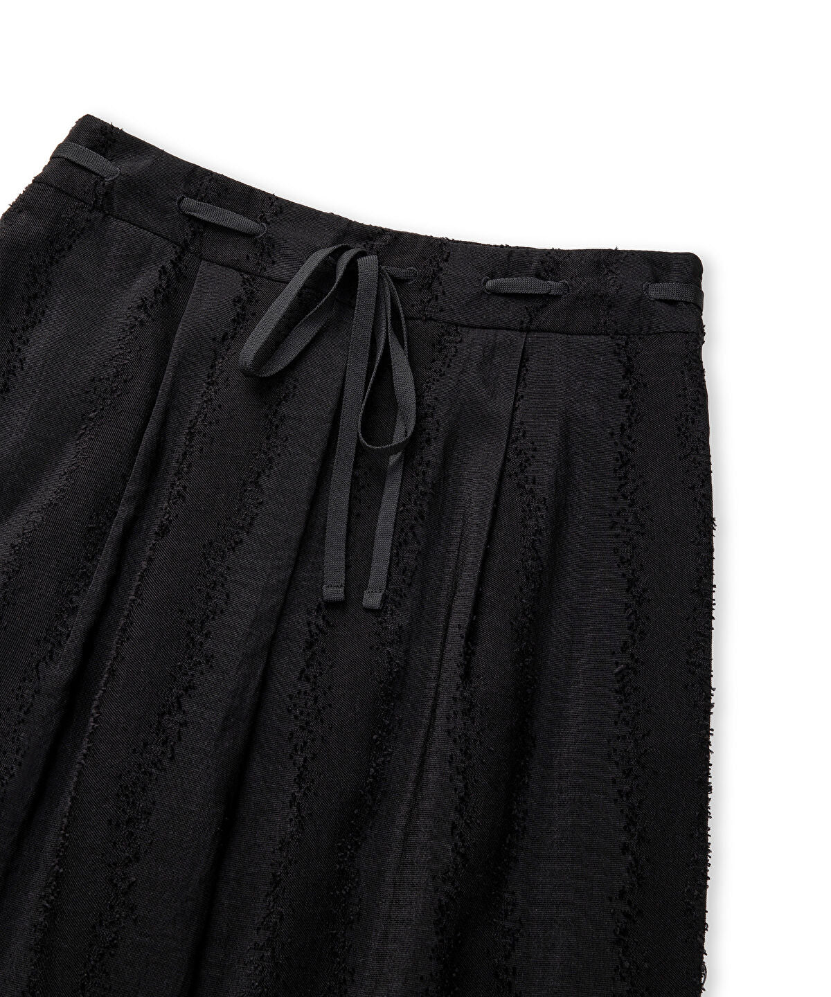 Jacquard Wide-Leg Trousers