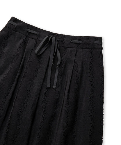 Jacquard Wide-Leg Trousers