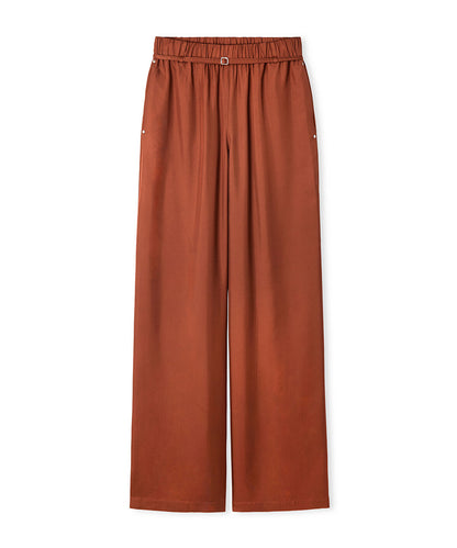 Wide-Leg Trousers with Elastic Waistband