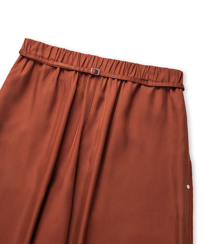 Wide-Leg Trousers with Elastic Waistband