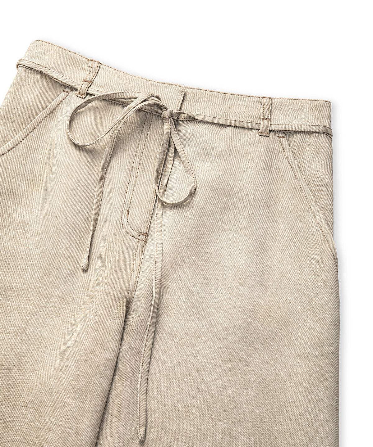 Zoomed Belted Trousers