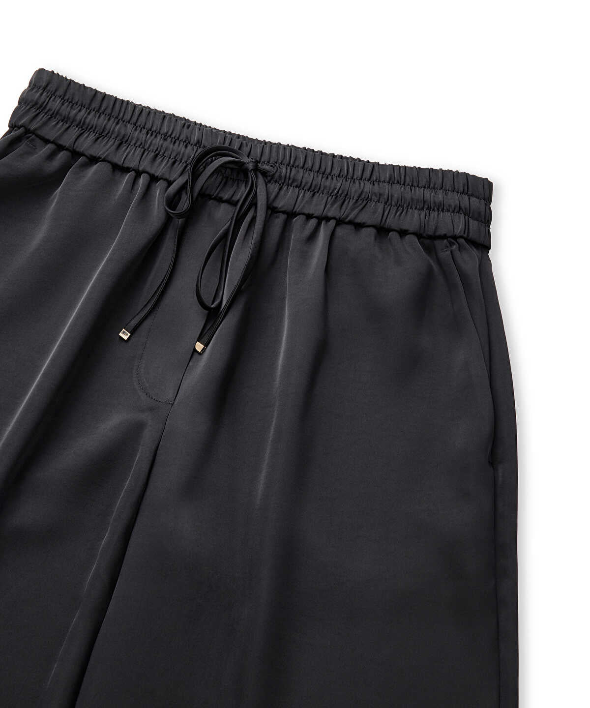 Satin Wide Leg Trousers 