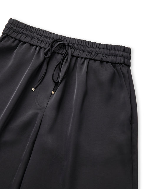 Satin Wide Leg Trousers 