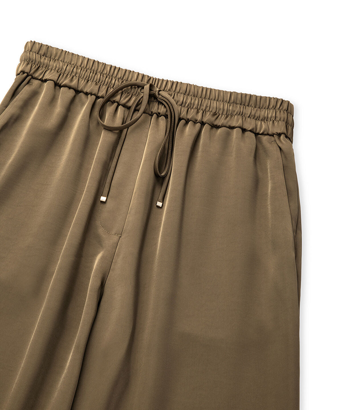 Satin Wide Leg Trousers 
