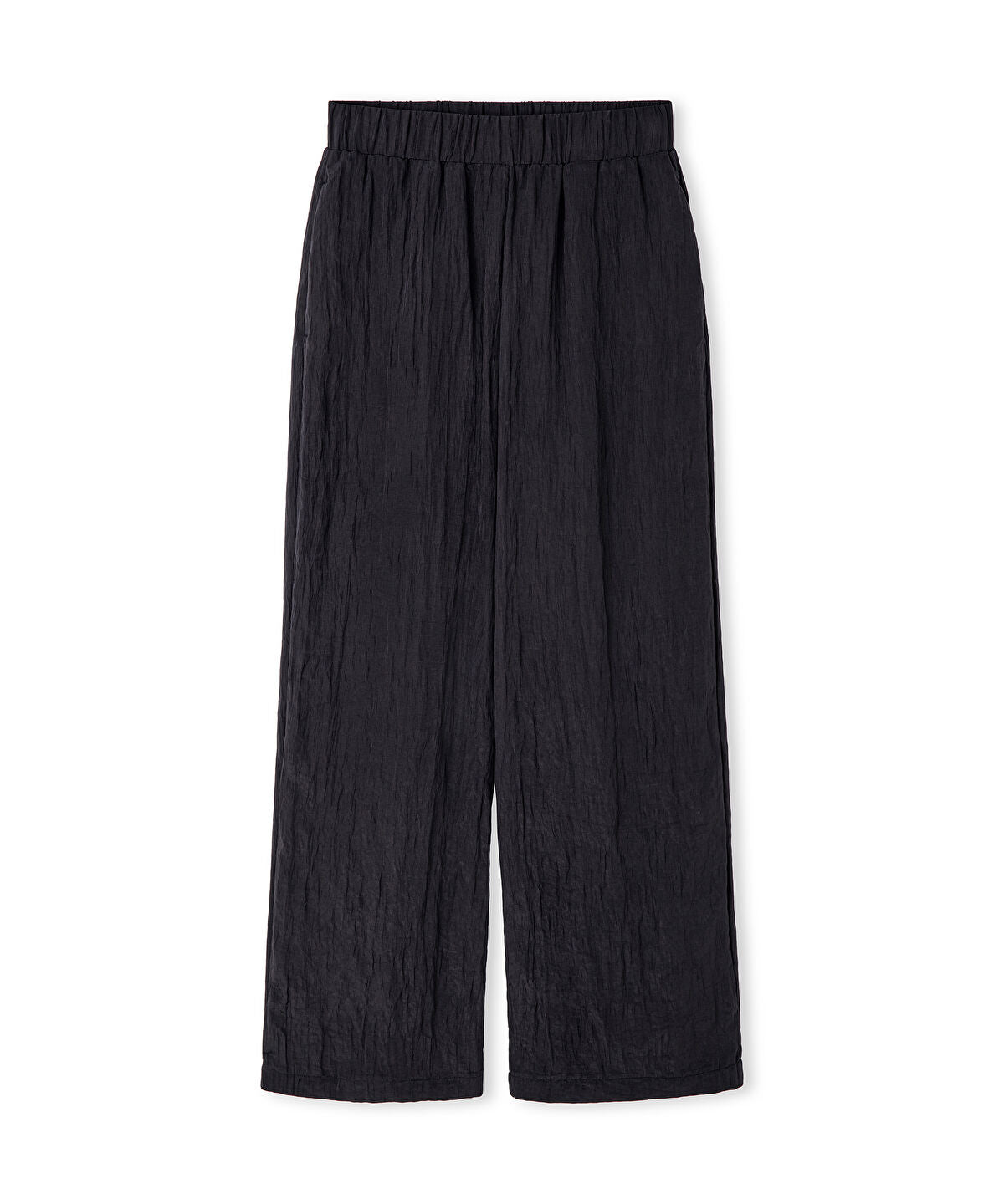Crinkle-Effect Trousers 