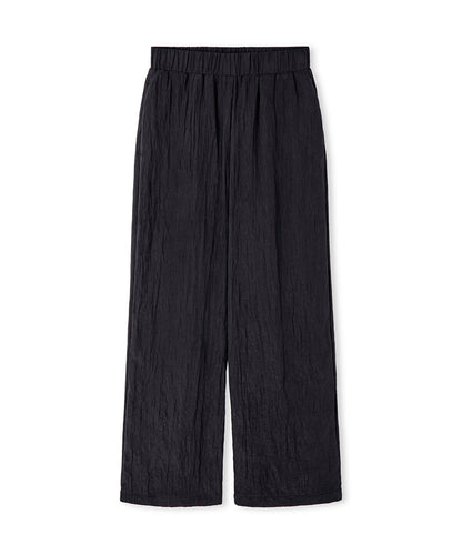 Crinkle-Effect Trousers 