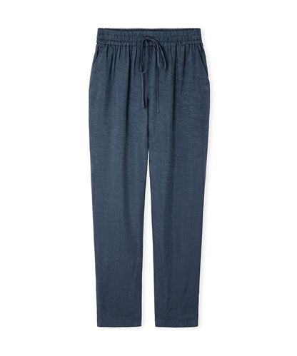 Tie Waist Carrot Trousers