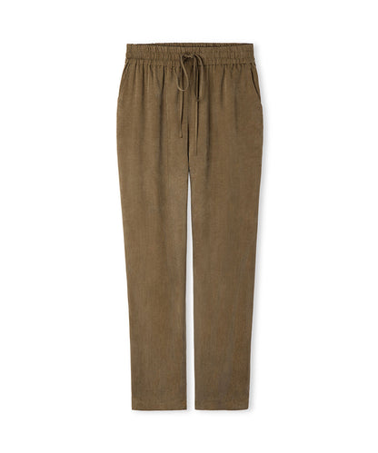 Tie Waist Carrot Trousers