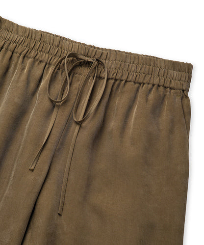 Tie Waist Carrot Trousers