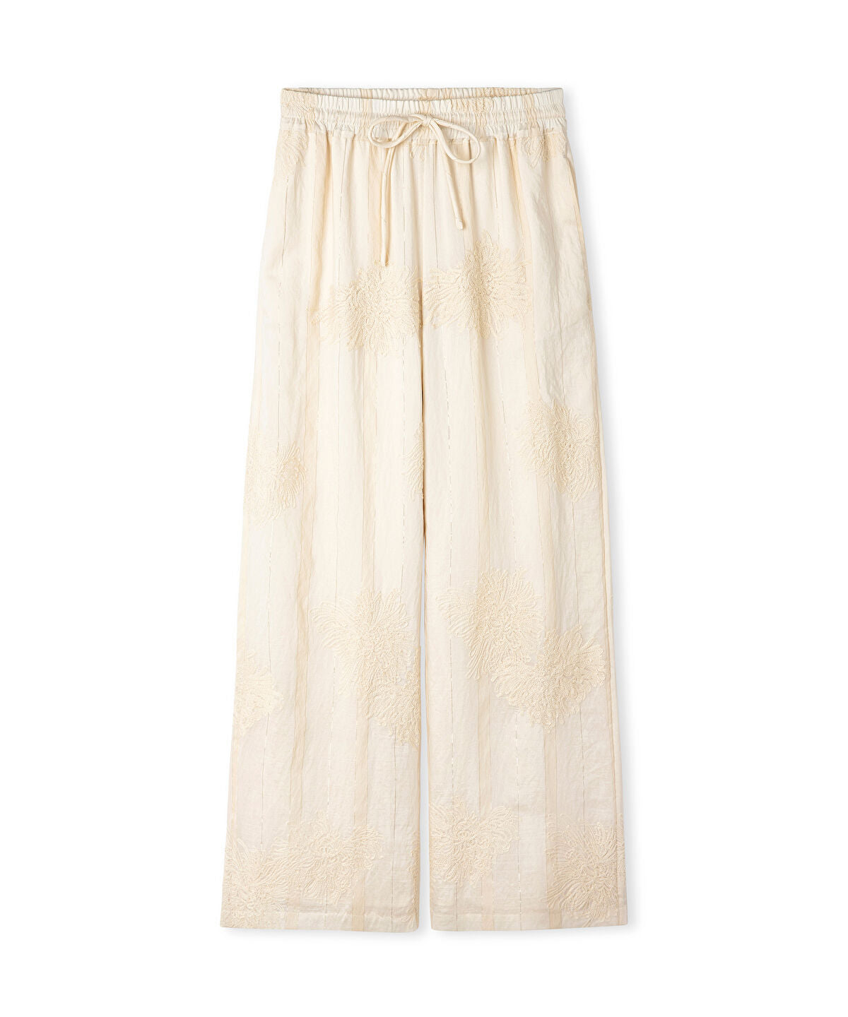 Zoomed Embroidered Trousers