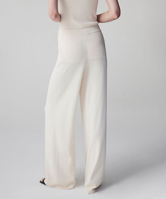 Wide Leg Knit Trousers