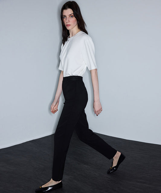 Trousers with Lurex Thread
