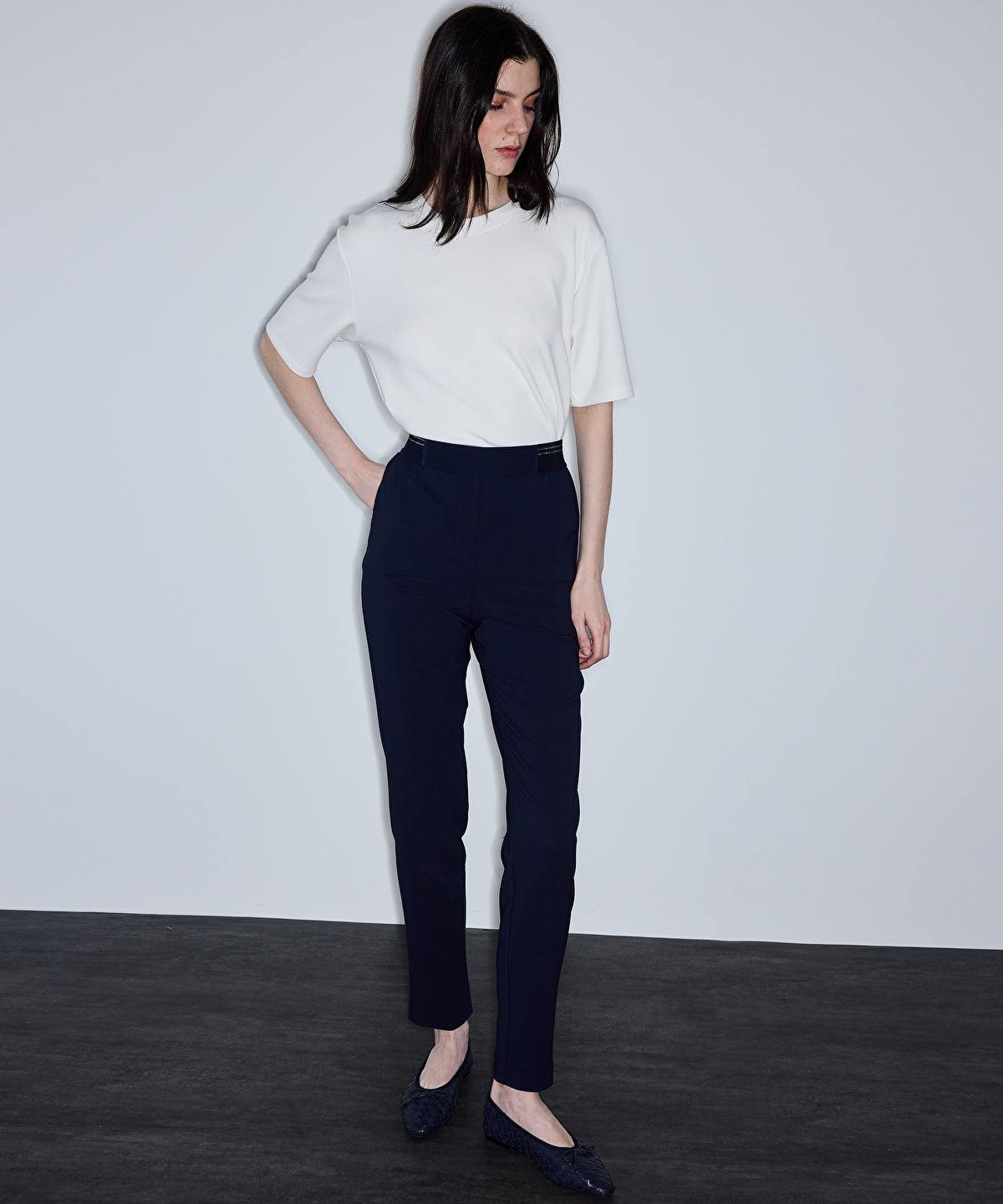 Zoomed Trousers with Lurex Thread