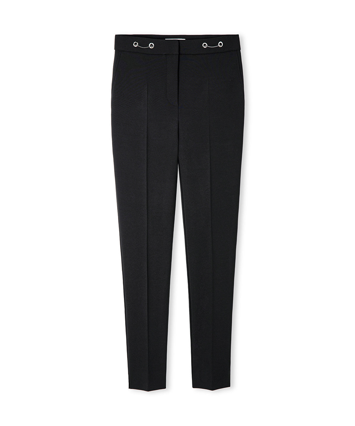Zoomed Skinny Trousers with Metal Accents 