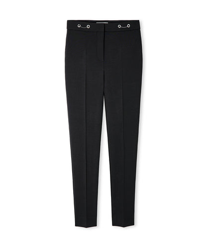 Skinny Trousers with Metal Accents 