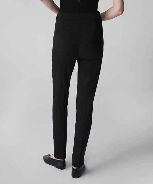 Skinny Trousers with Metal Accents 