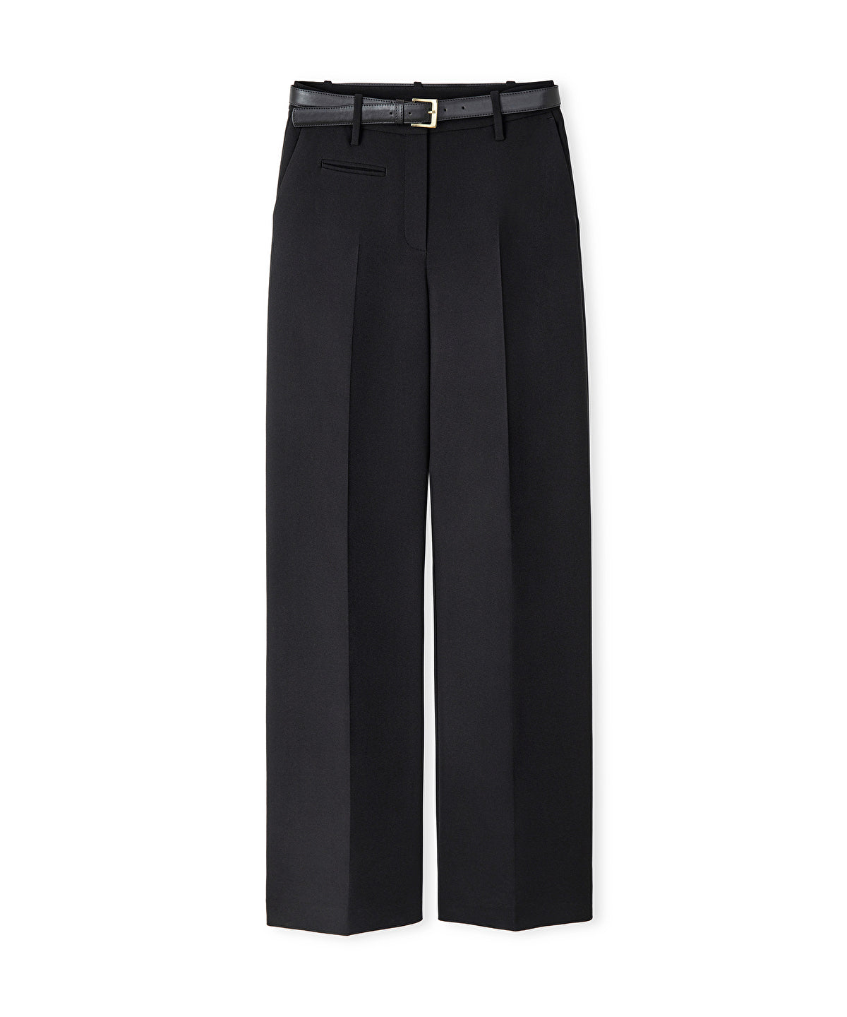 Belted Wide Leg Trousers