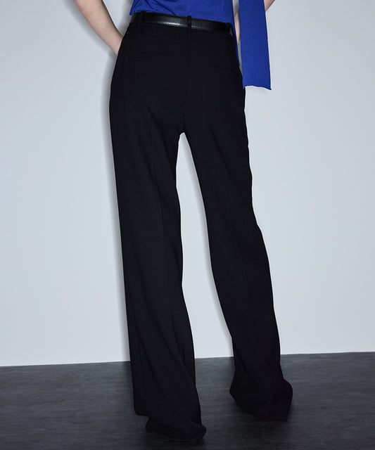 Belted Wide Leg Trousers