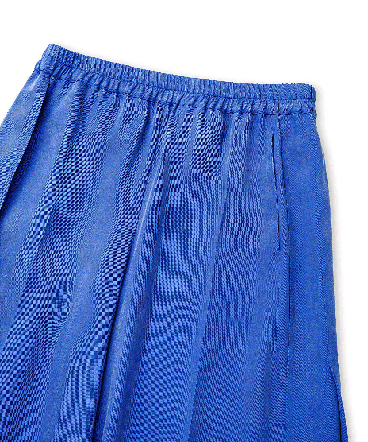 Zoomed Side-Slit Wide-Leg Trousers