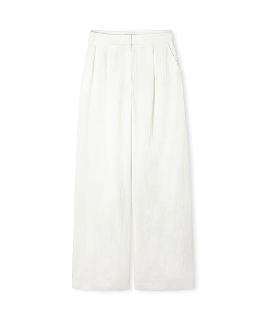 Crinkle-Effect Trousers