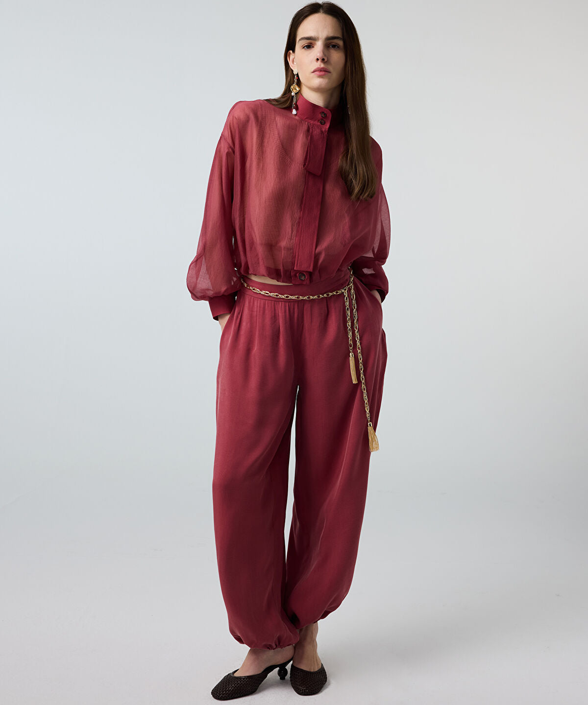 Zoomed Balloon Fit Trousers