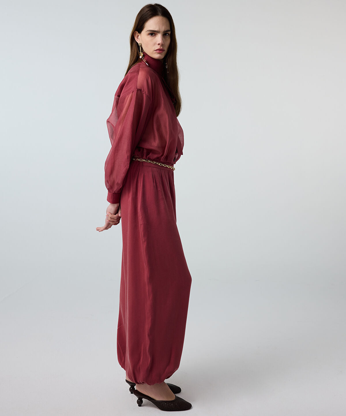 Zoomed Balloon Fit Trousers