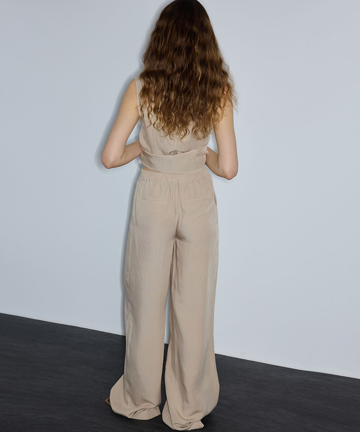 Zoomed Wide-Leg Trousers