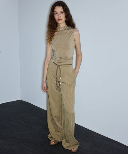 Embellished Belt Trousers