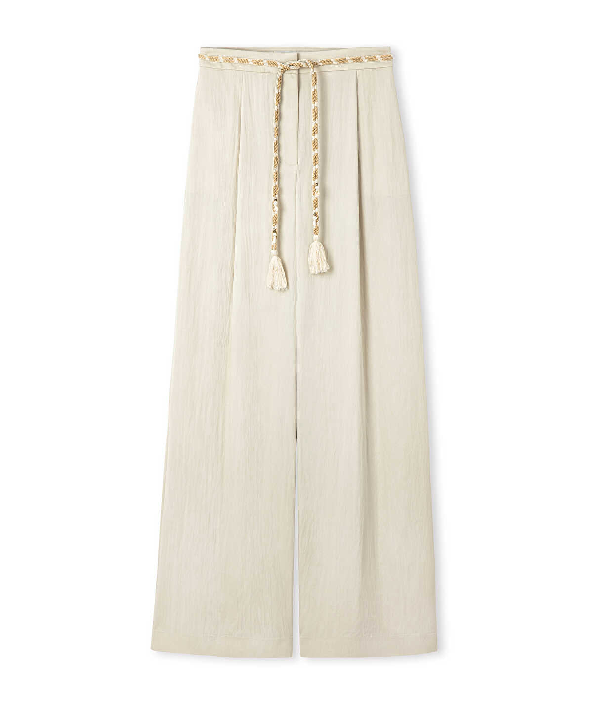 Embellished Belt Trousers