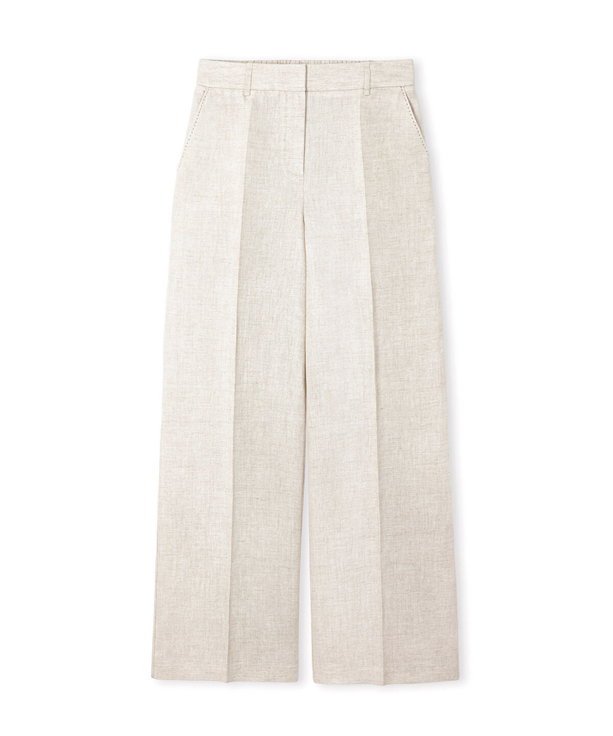 Belted Linen Trousers