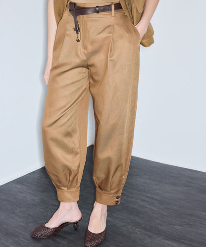 Belted Balloon Trousers