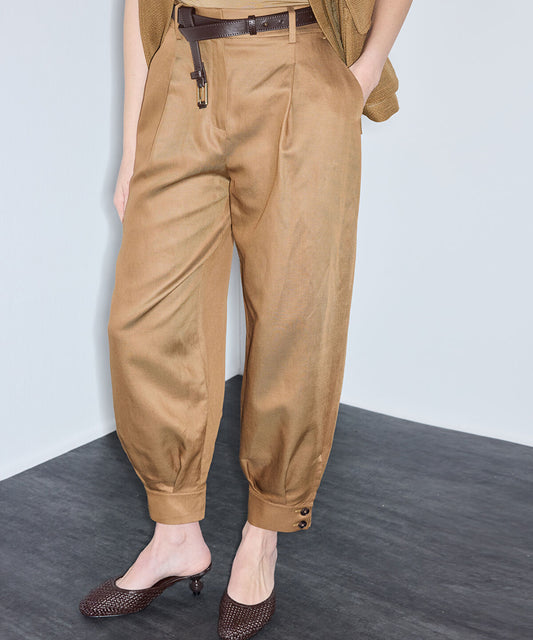 Belted Balloon Trousers