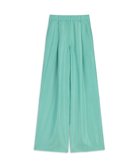 Textured Wide-Leg Trousers