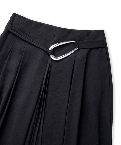 Wide-Leg Trousers with Belt