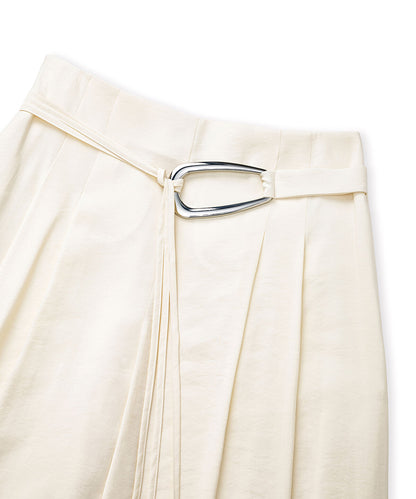 Wide-Leg Trousers with Belt