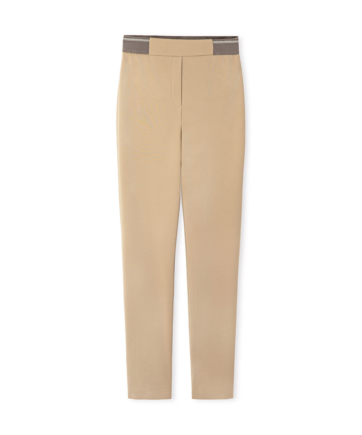 Zoomed Lurex-Waisted Skinny Trousers