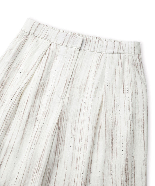Embellished Wide-Leg Trousers
