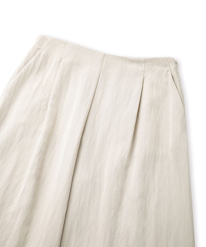 Pleated Wide-Leg Trousers