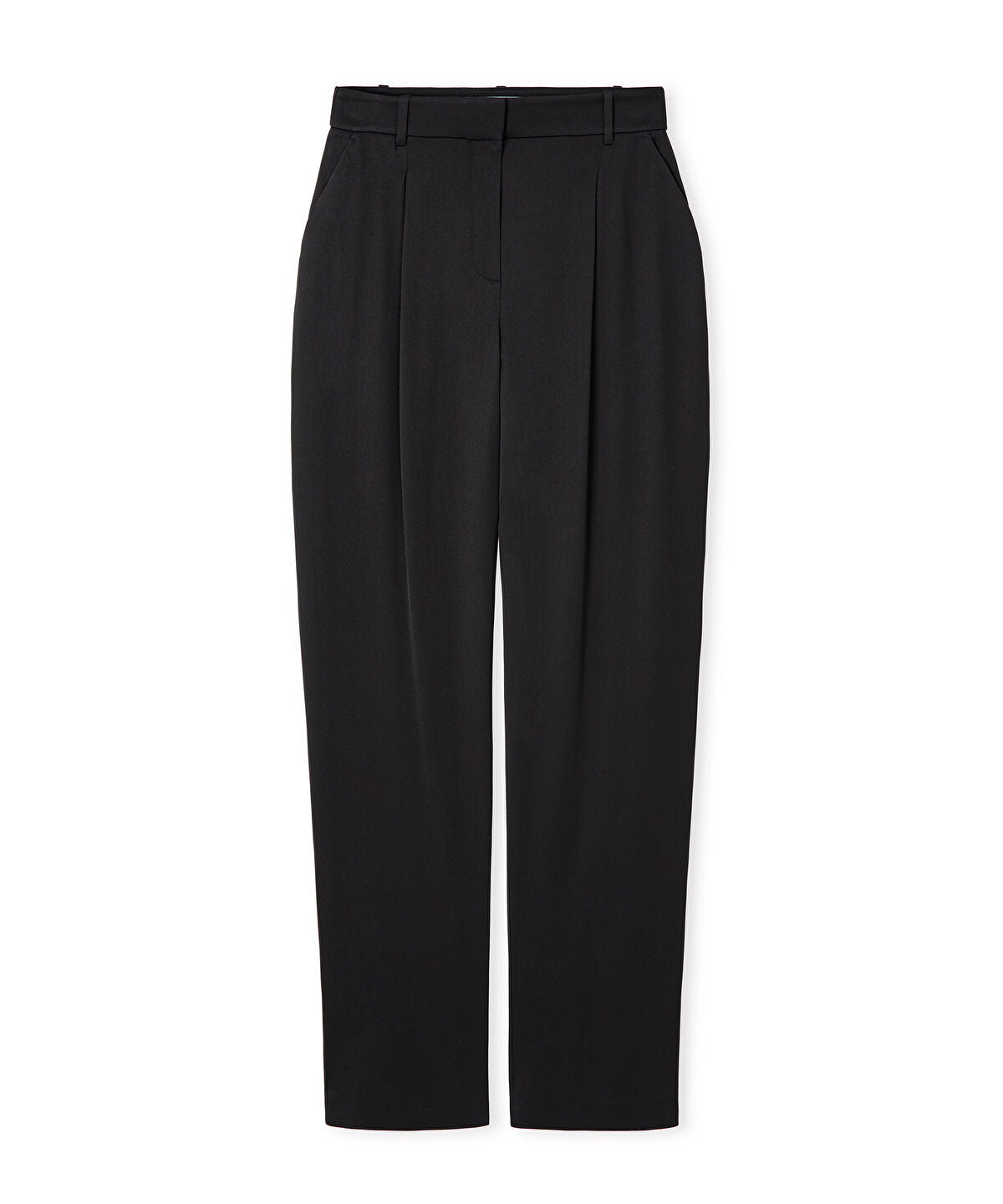 Zoomed Viscose-Blend Wide-Leg Trousers