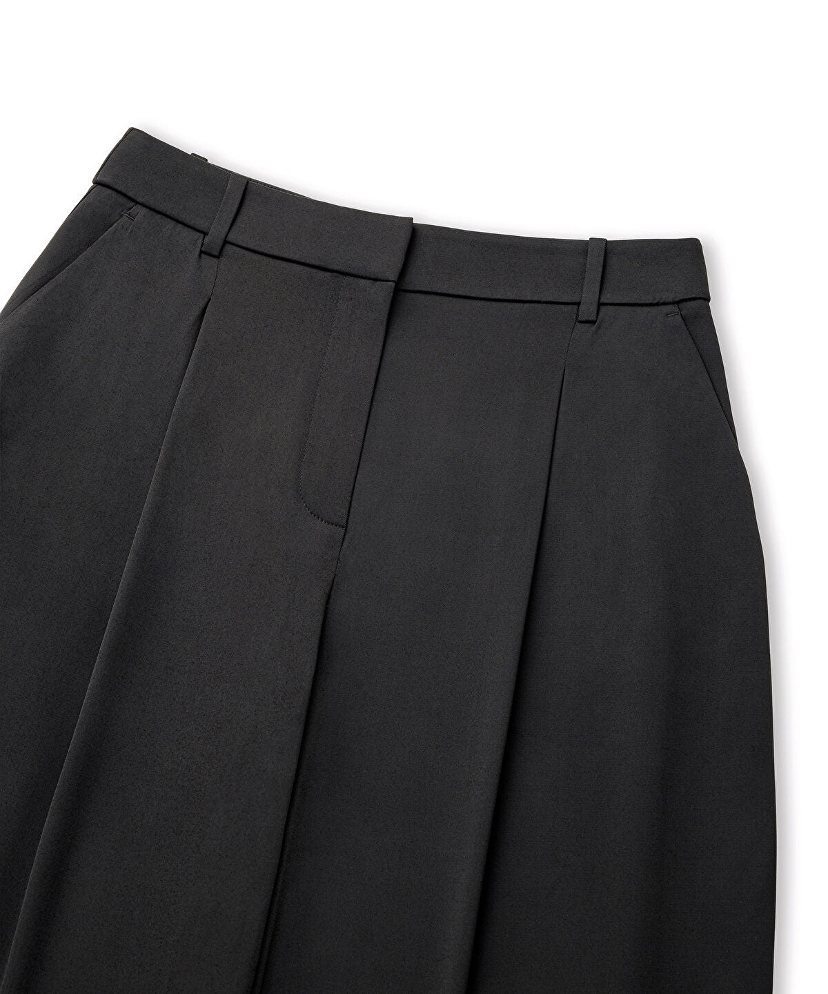 Zoomed Viscose-Blend Wide-Leg Trousers