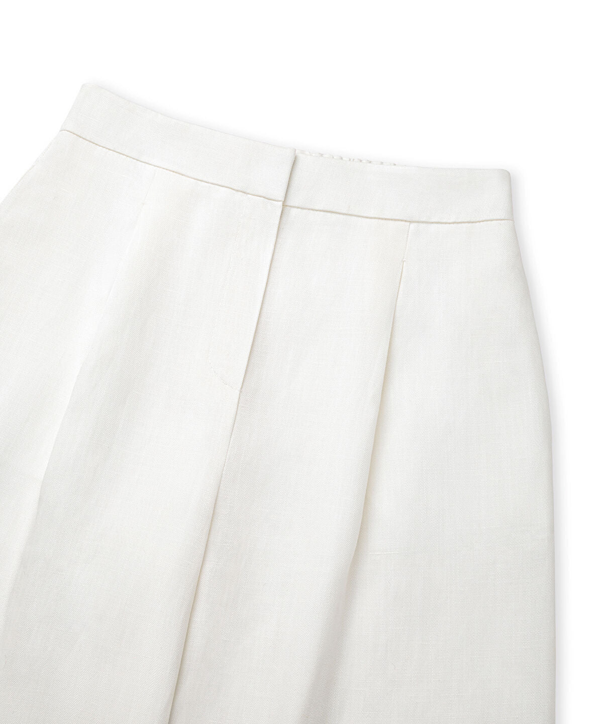 Zoomed Linen-Blend Wide-Leg Trousers