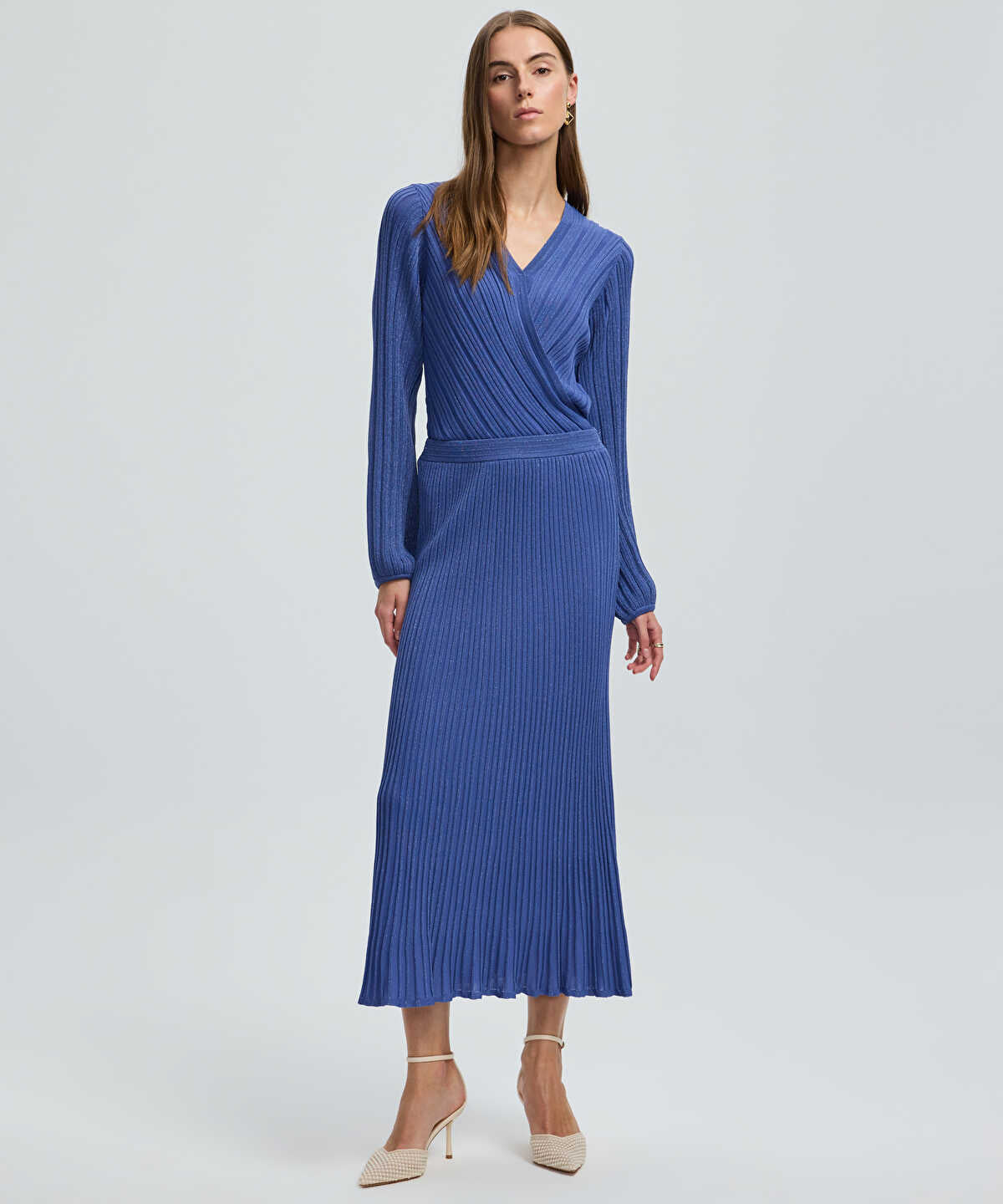 Lurex Knit Skirt