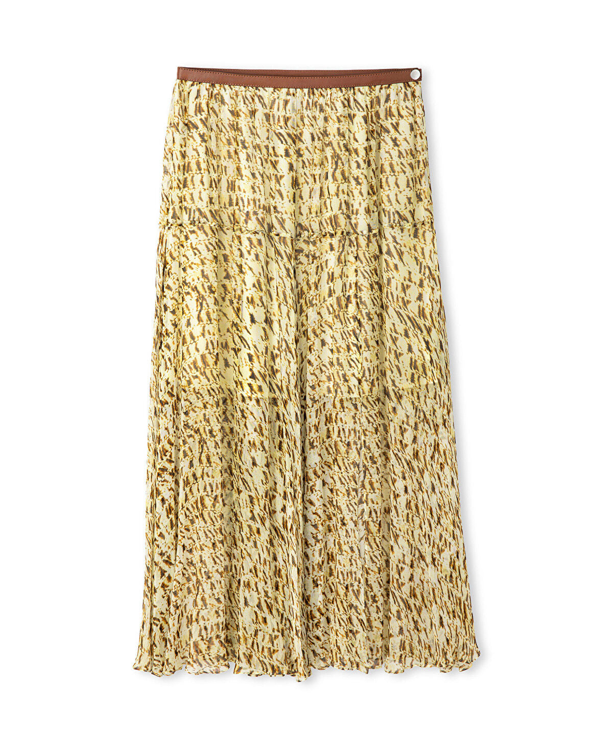 Zoomed Printed Viscose Skirt